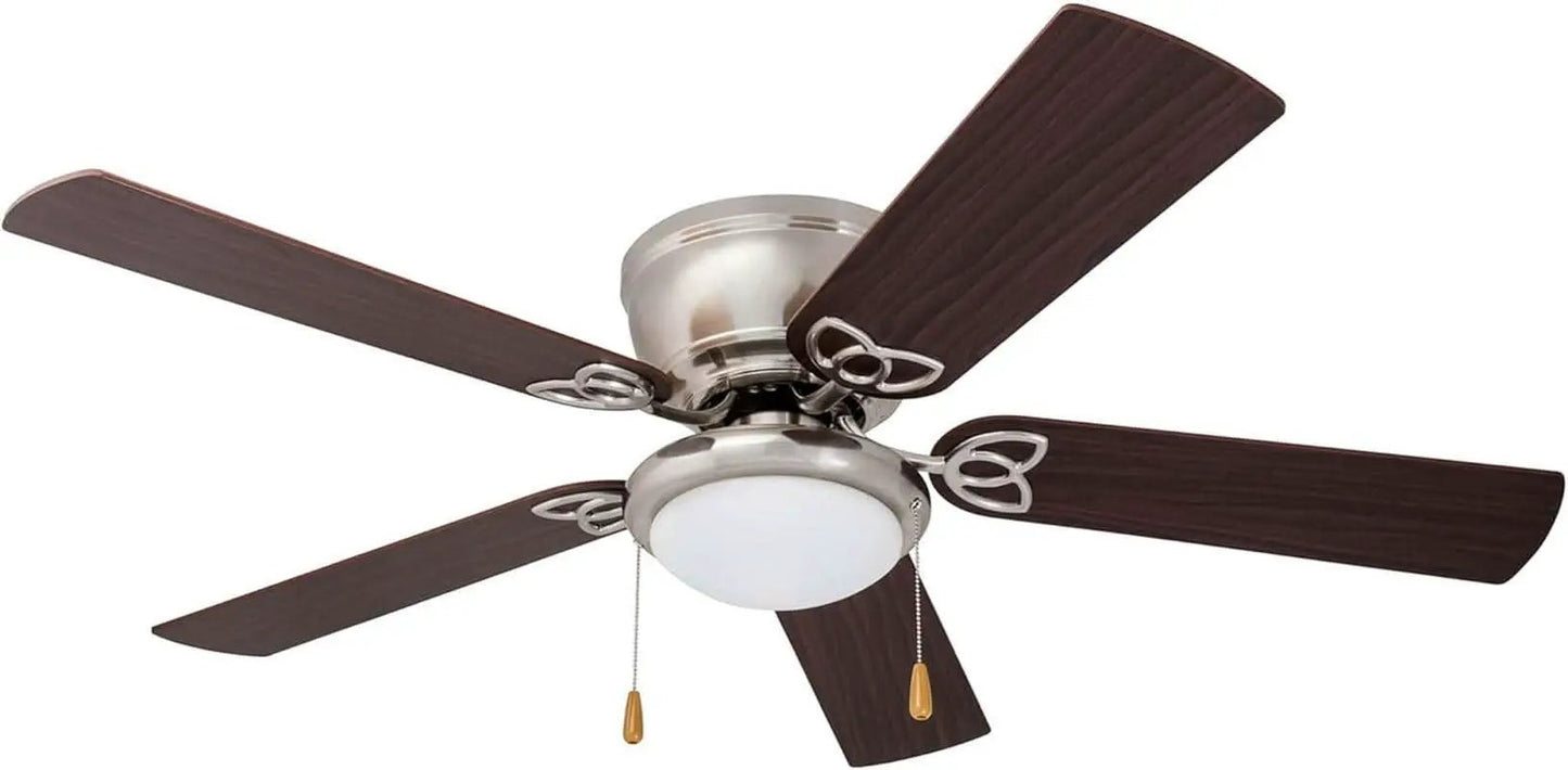 52 Inch Energy Efficient Ceiling Fan LED Lighting Remote from PriceLows™
