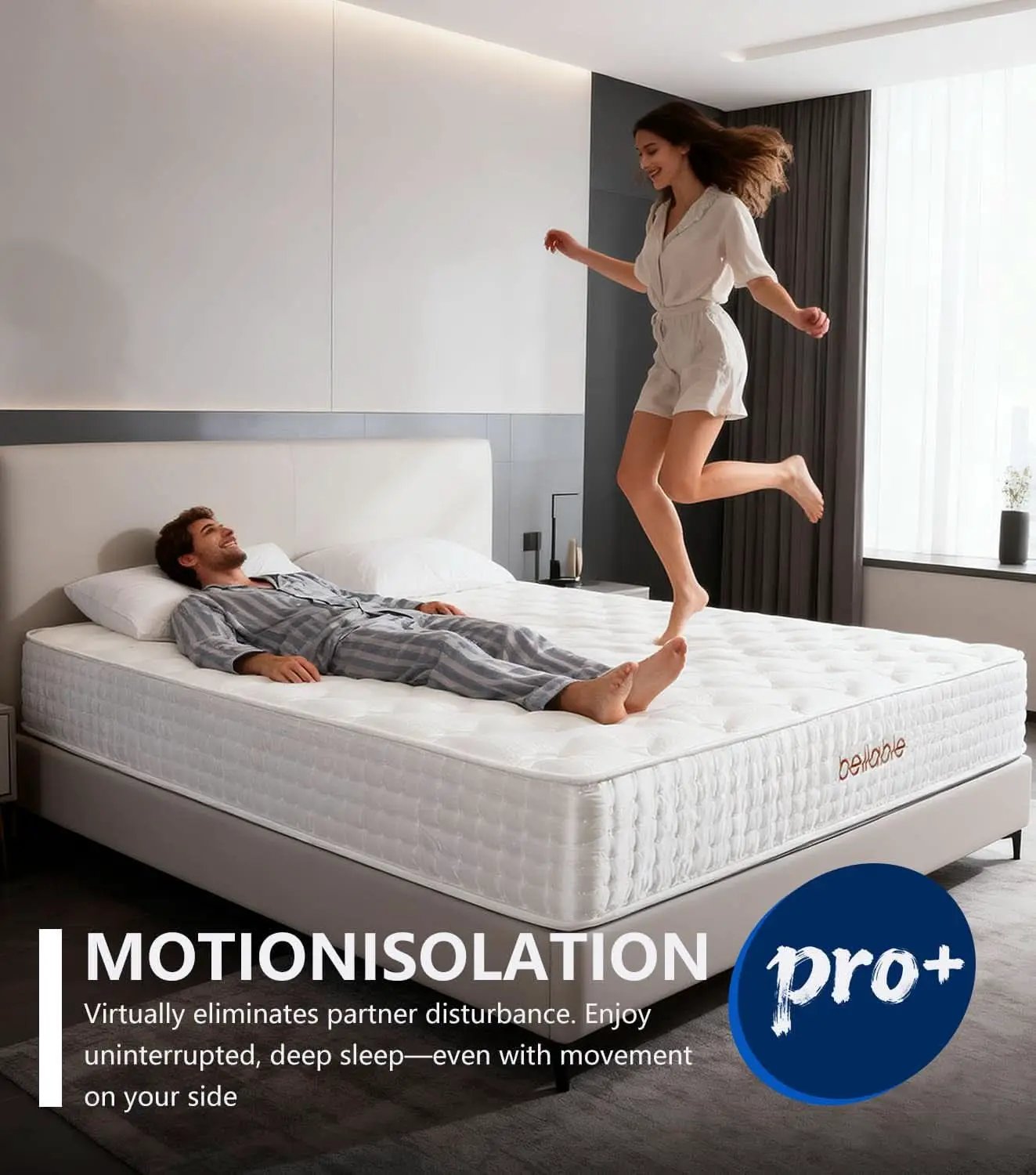 Queen 14 Inch Medium Firm Hybrid Memory Foam Mattress from PriceLows™