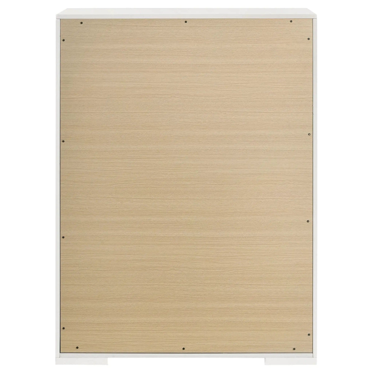 Ives 5-drawer Bedroom Chest of Drawers White High Gloss | 35.5 x 18 x 48.5 in | 5-Drawer | Bedroom