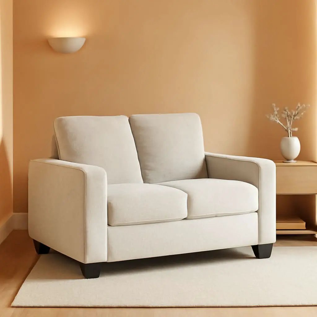 Twin White Premium Ultra Vision Memory Foam Sofa Sleeper from PriceLows™