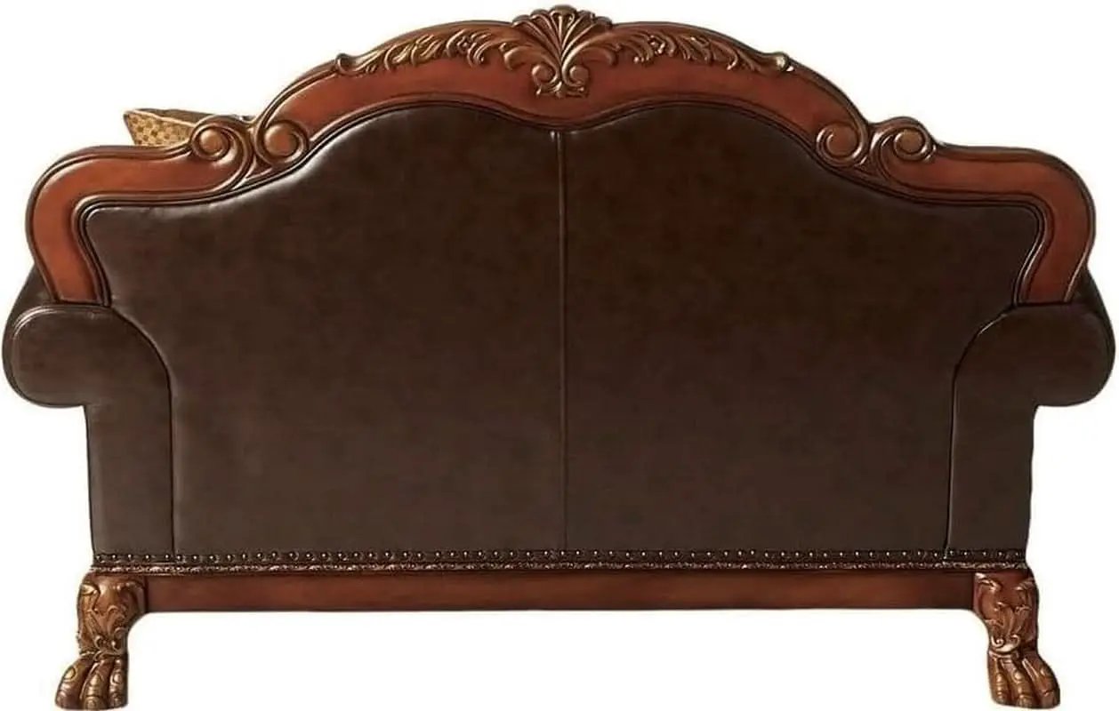 Three-Piece Living Room Set Cherry Oak Sofa Loveseat Chair from PriceLows™