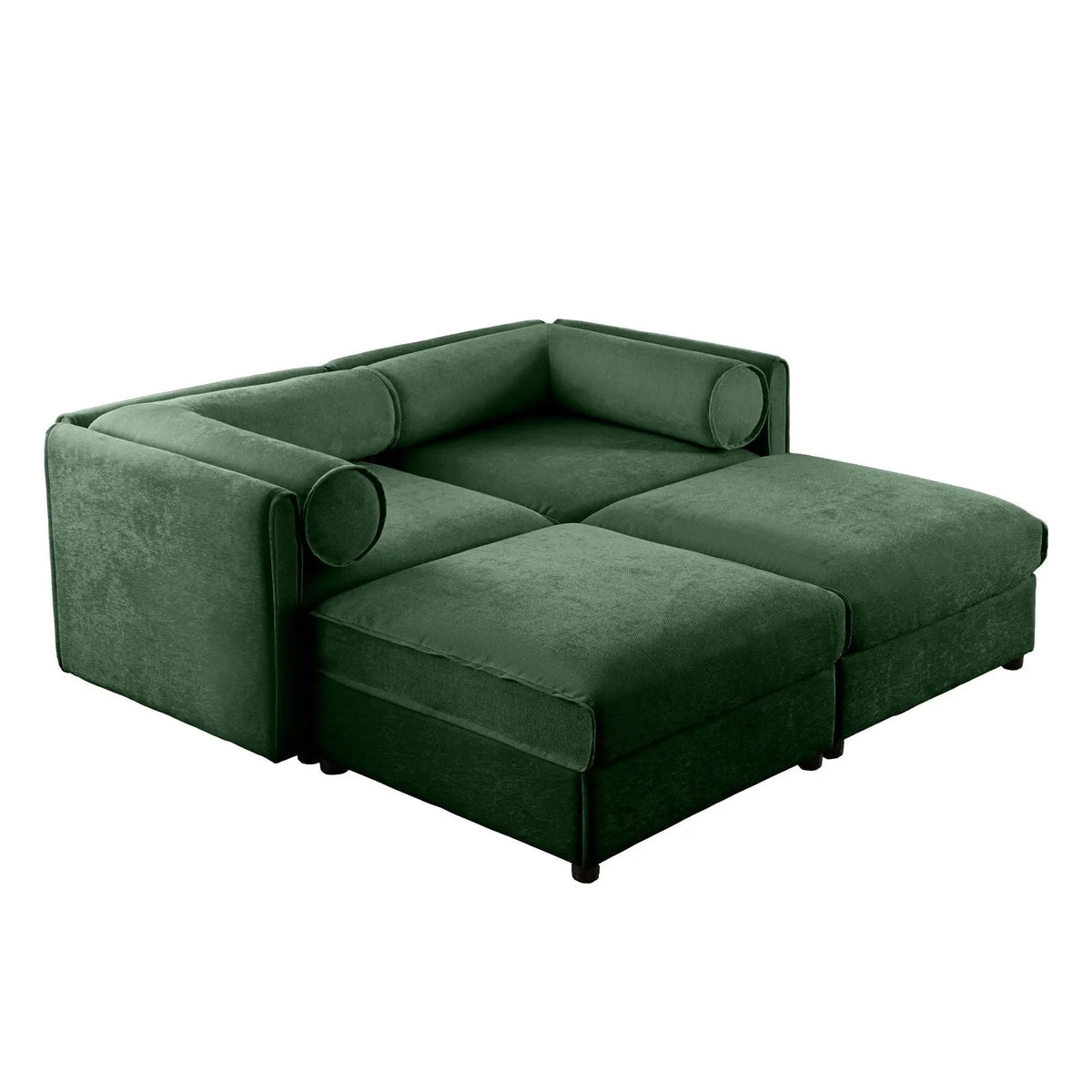 Contemporary Elegant Sofa With Storage And Ottoman 2 Piece Living Room Set | 2 Piece Living Room Set | Living Room Furniture | Living Room