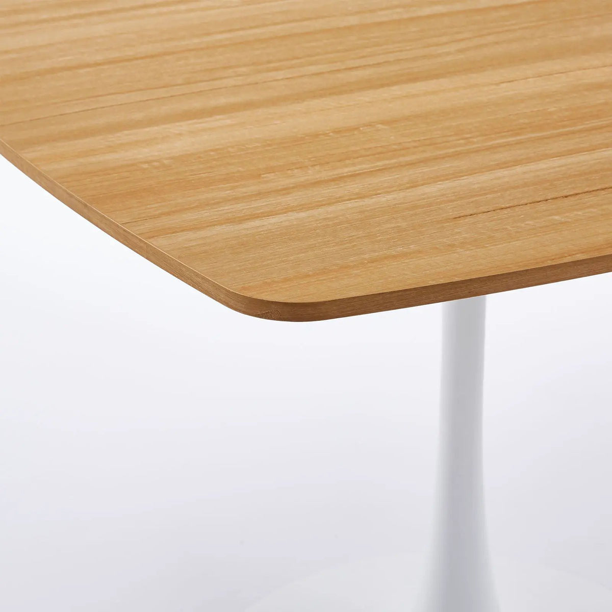 Modern Dining Table | 42 Inch Square | Pedestal Base | Contemporary Design