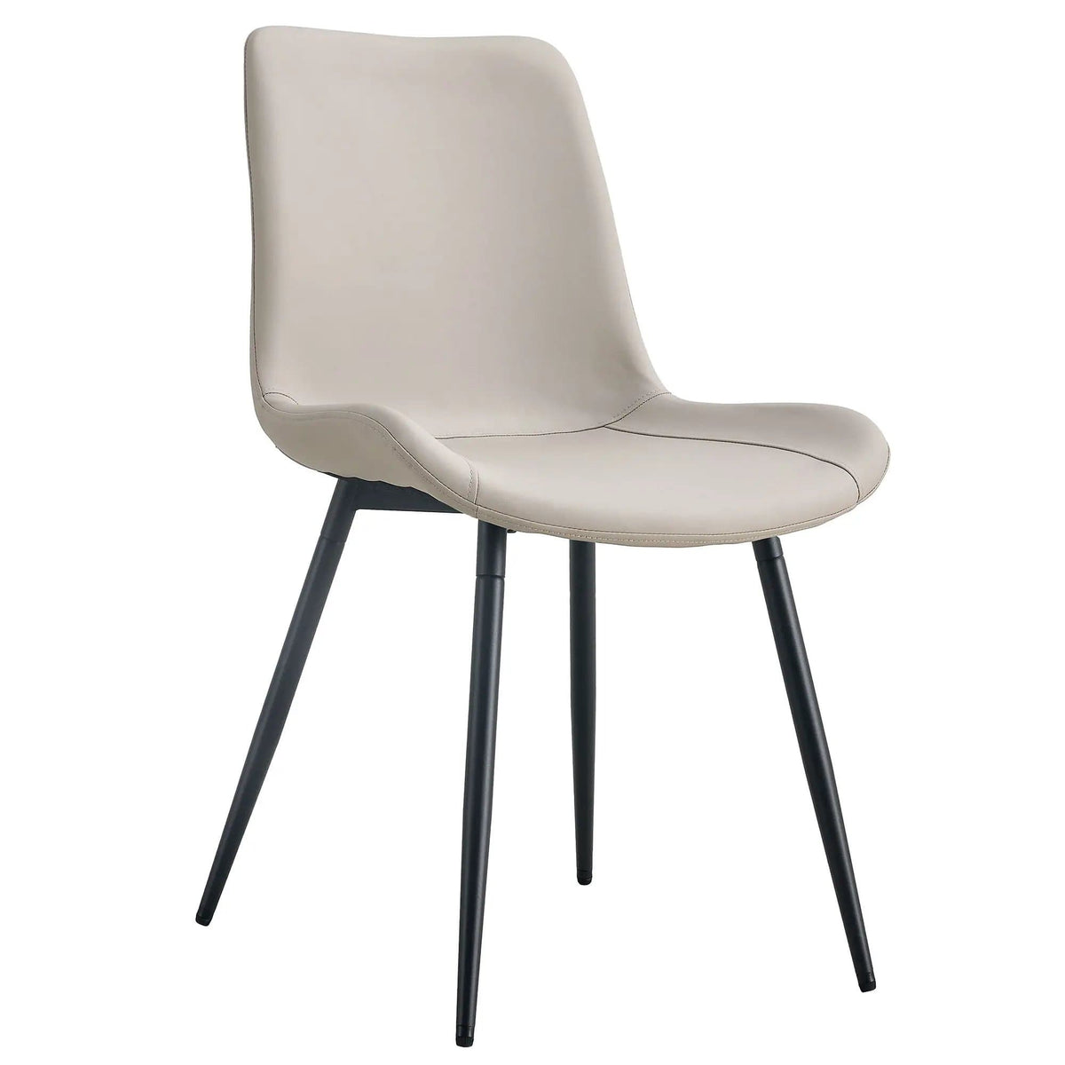 Modern Medieval Style Restaurant Cushioned Chairs With Suede Backrests Chair Set | 3 Pieces | Fabric & Metal | Dining Room