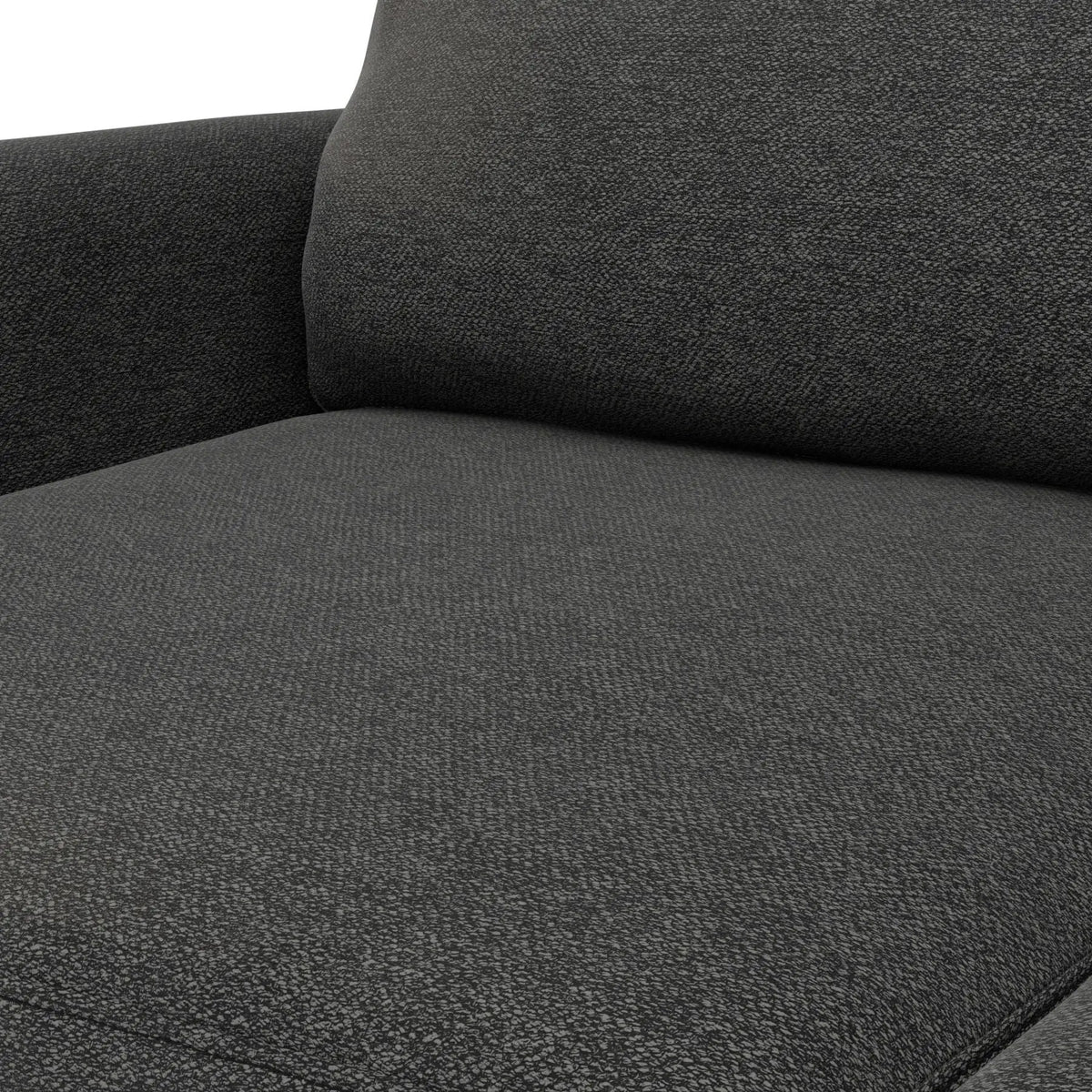 Livingston Upholstered Sofa | Genuine Aniline Leather | 7 Inch Thick Cushions | 76 Inch Length