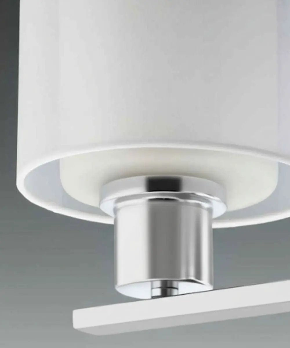 Bathroom Vanity Light | 4 Light | 33 Inch Wide | Brushed Nickel