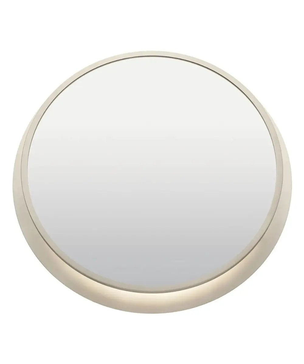 Bathroom Vanity Mirror | Backlit Led Light | Satin Nickel | 30 Inch
