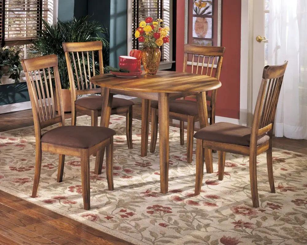 Drop Leaf Dining Table Set | Berringer Collection | Select Veneers | Hardwood Solids
