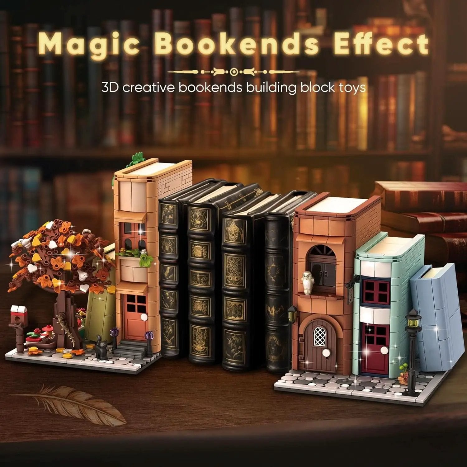 Bookend Magic House Building Kit 1488Pcs Organizer from PriceLows™