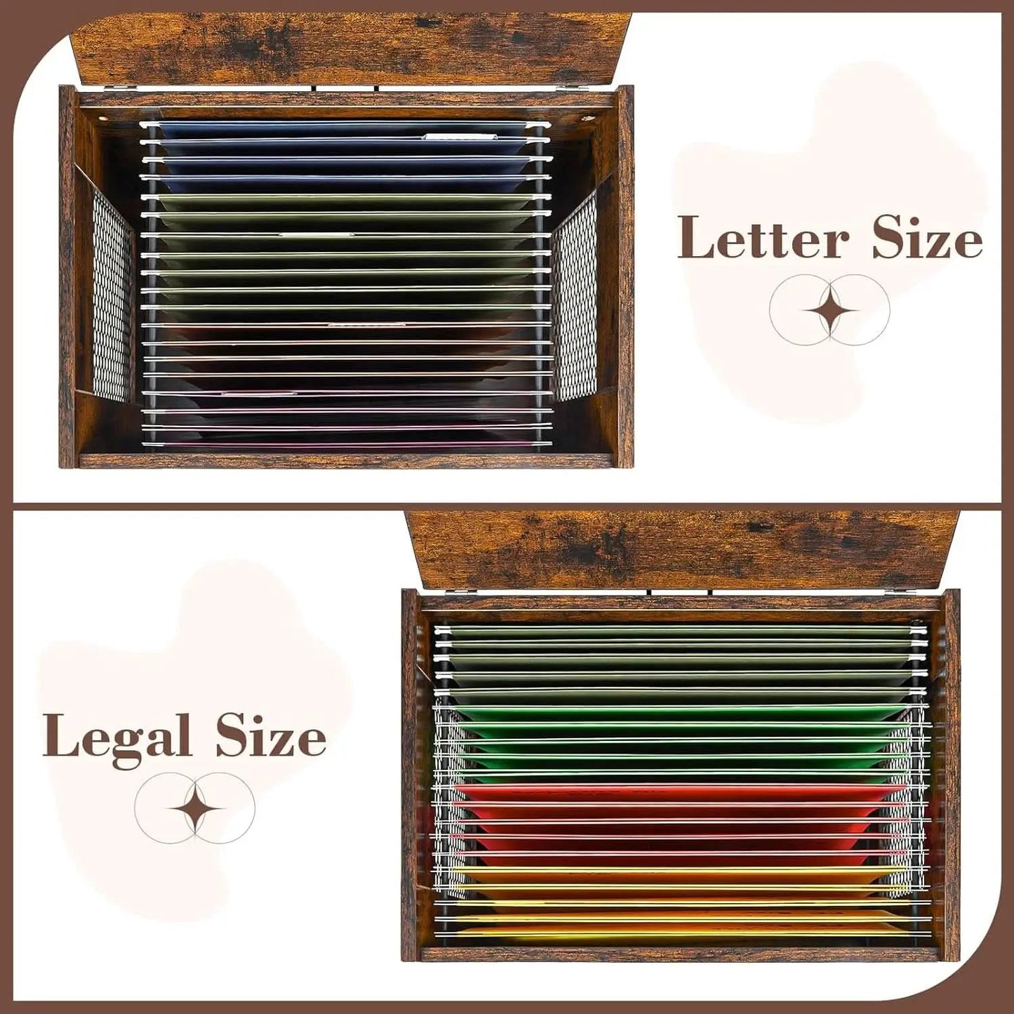 Rolling File Cabinet With Hanging Folders For Mobile Office from PriceLows™