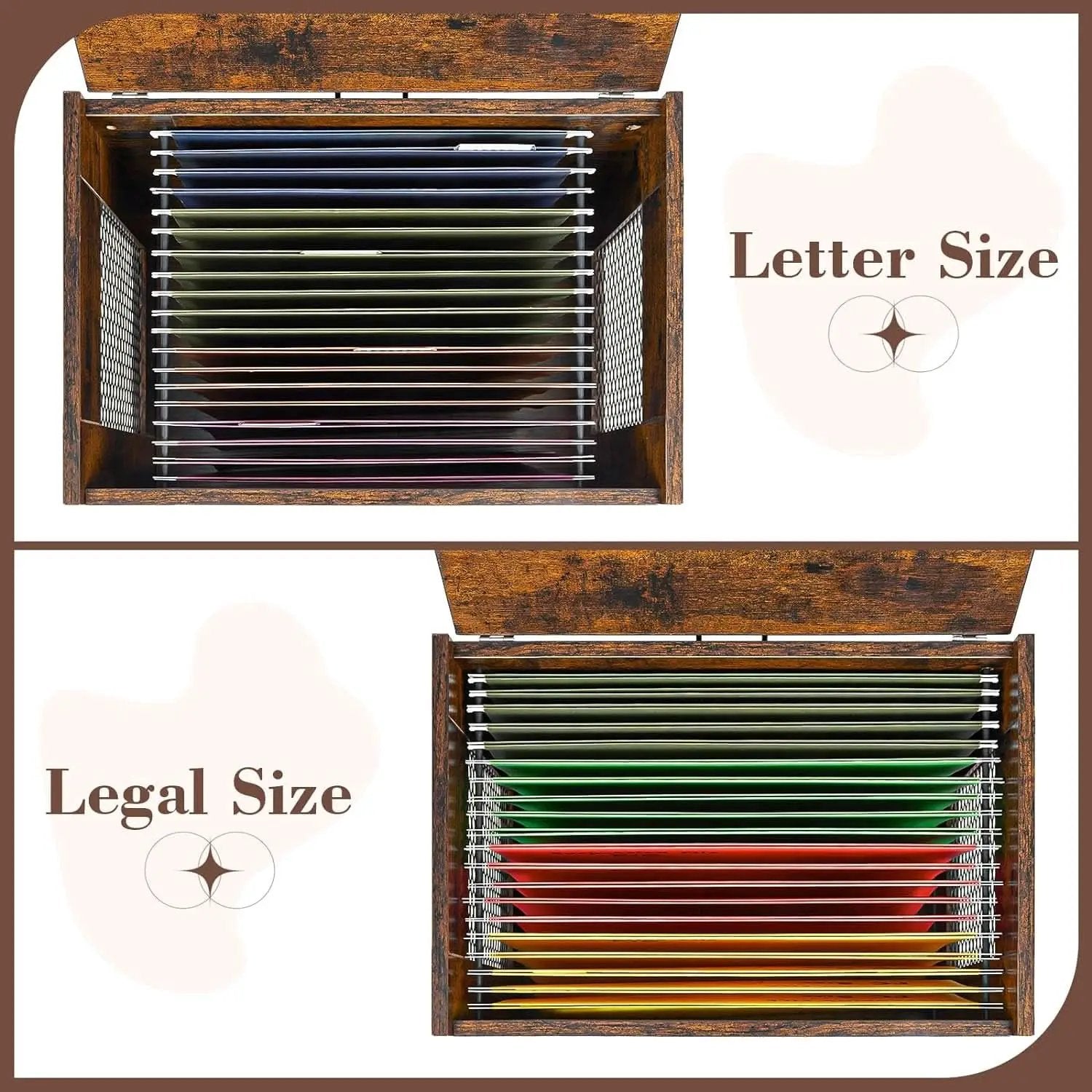 Rolling File Cabinet With Hanging Folders For Mobile Office from PriceLows™