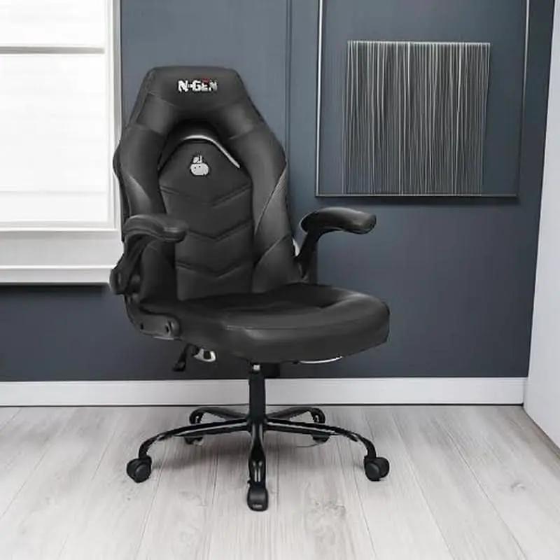 Ergonomic Gaming Chair Black With Premium Lumbar Support from PriceLows™