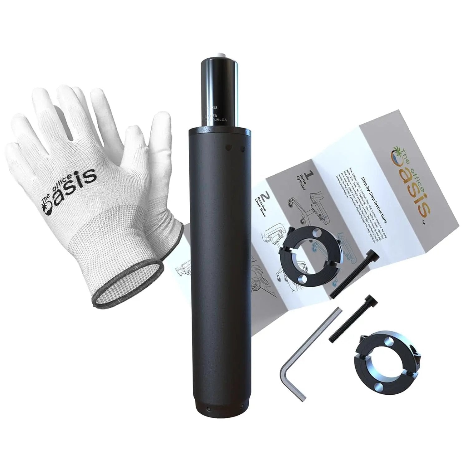 Office Chair Cylinder Replacement With Removal Tool Black from PriceLows™