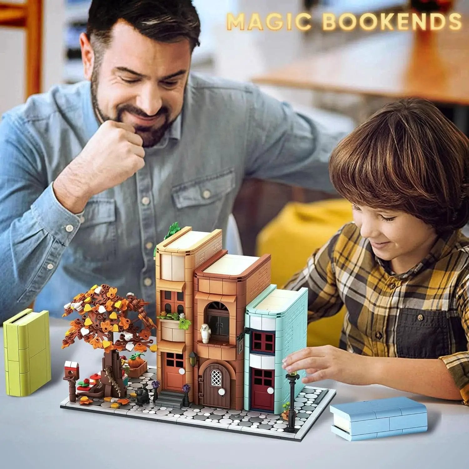 Bookend Magic House Building Kit 1488Pcs Organizer from PriceLows™