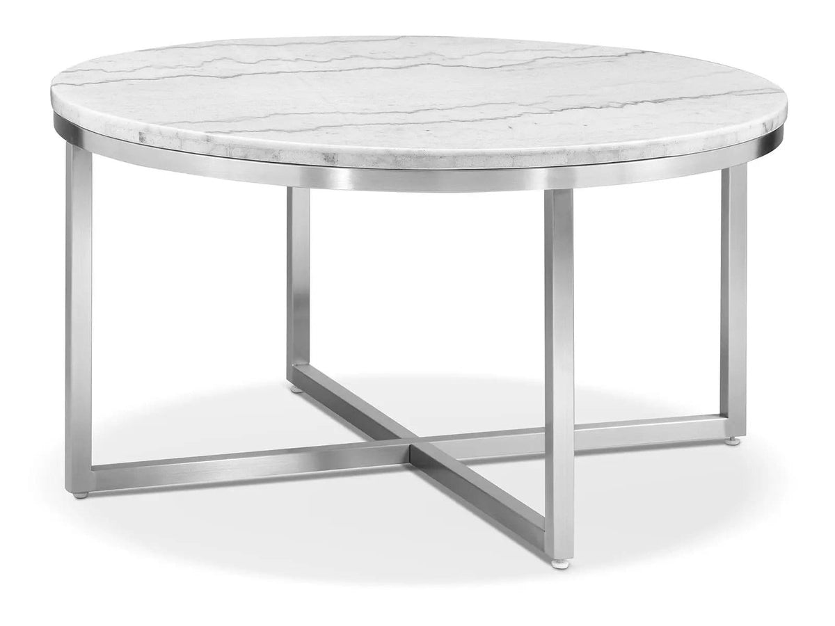 Esme Round Table | 2 Pieces | Marble | Living Room