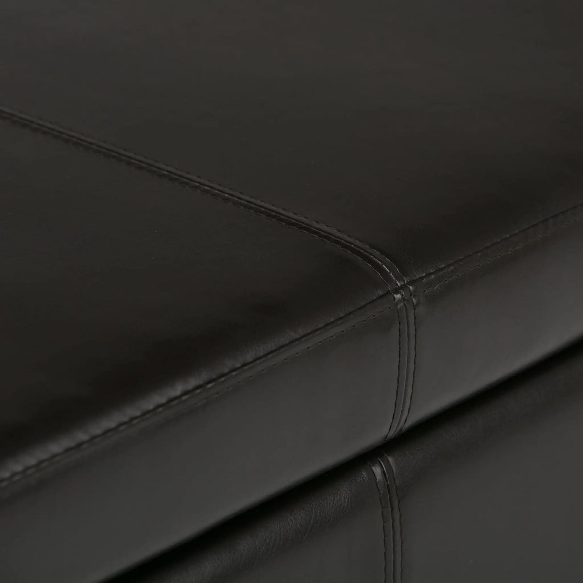 Storage Ottoman Bench | Solid Wood Frame | High Density Foam
