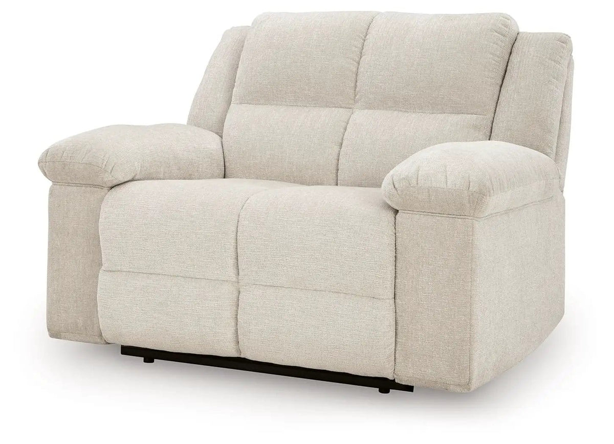 Orlen Zero Wall Wide Seat Recliner Reclining Chair | 56 x 43 x 41 in | Fabric & Metal | Winter
