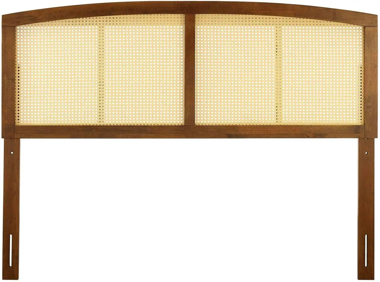 Cane Woven Rattan King Headboard With Organic Design from PriceLows™