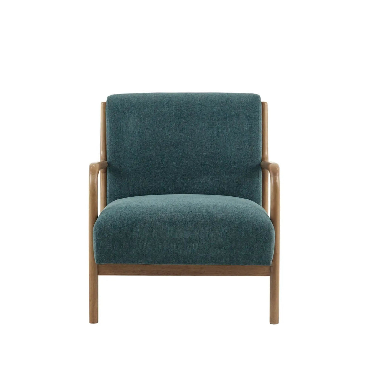 Mid Century Lounge Chair | Solid Wood Frame | High Density Foam | Elm Finish