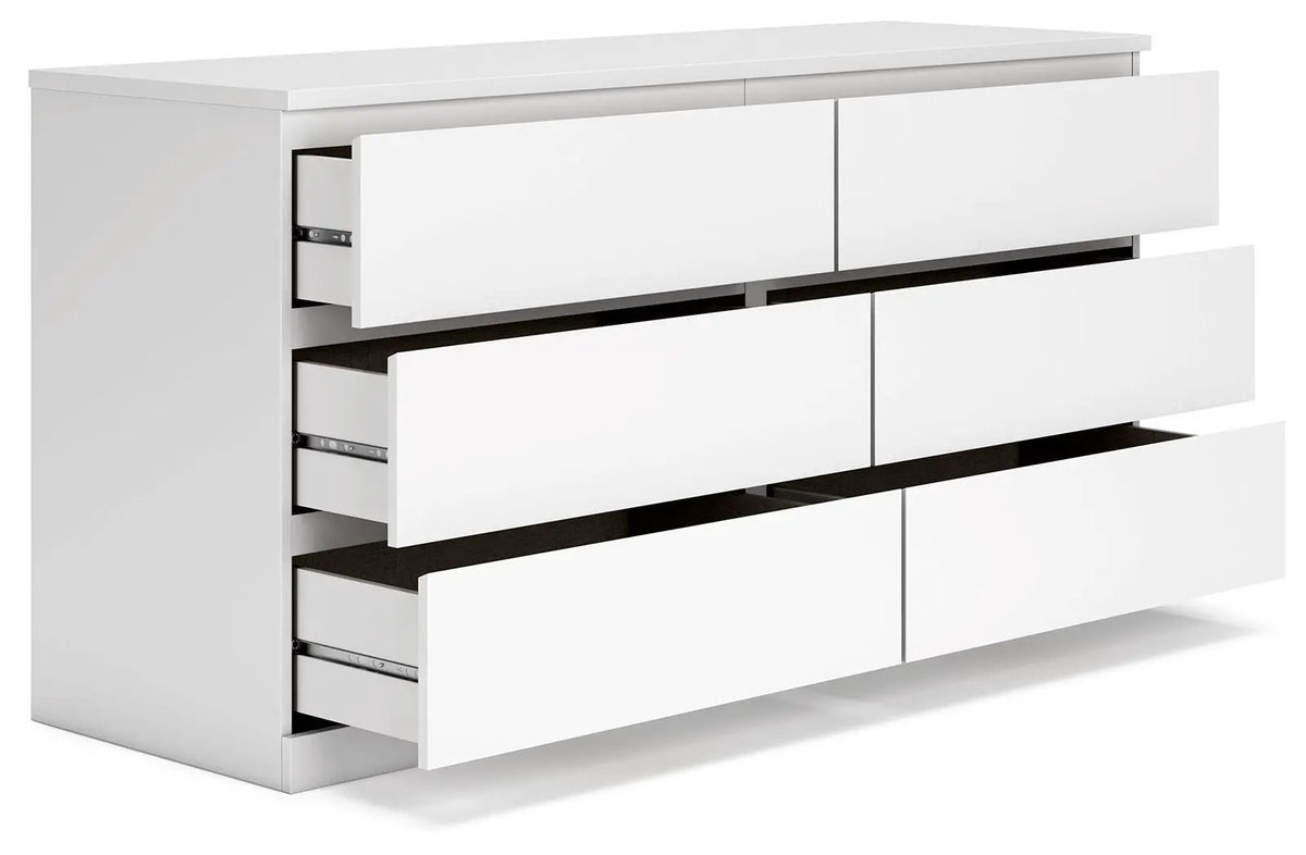Onita Six Drawer Dresser | 59.76 Inch Width | Minimal Design | Hardware-Less Look
