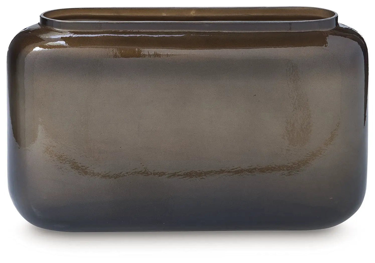 Sumner Metallic Vase | Sleek Lines | Modern Elegance | 12.13 Inch Length