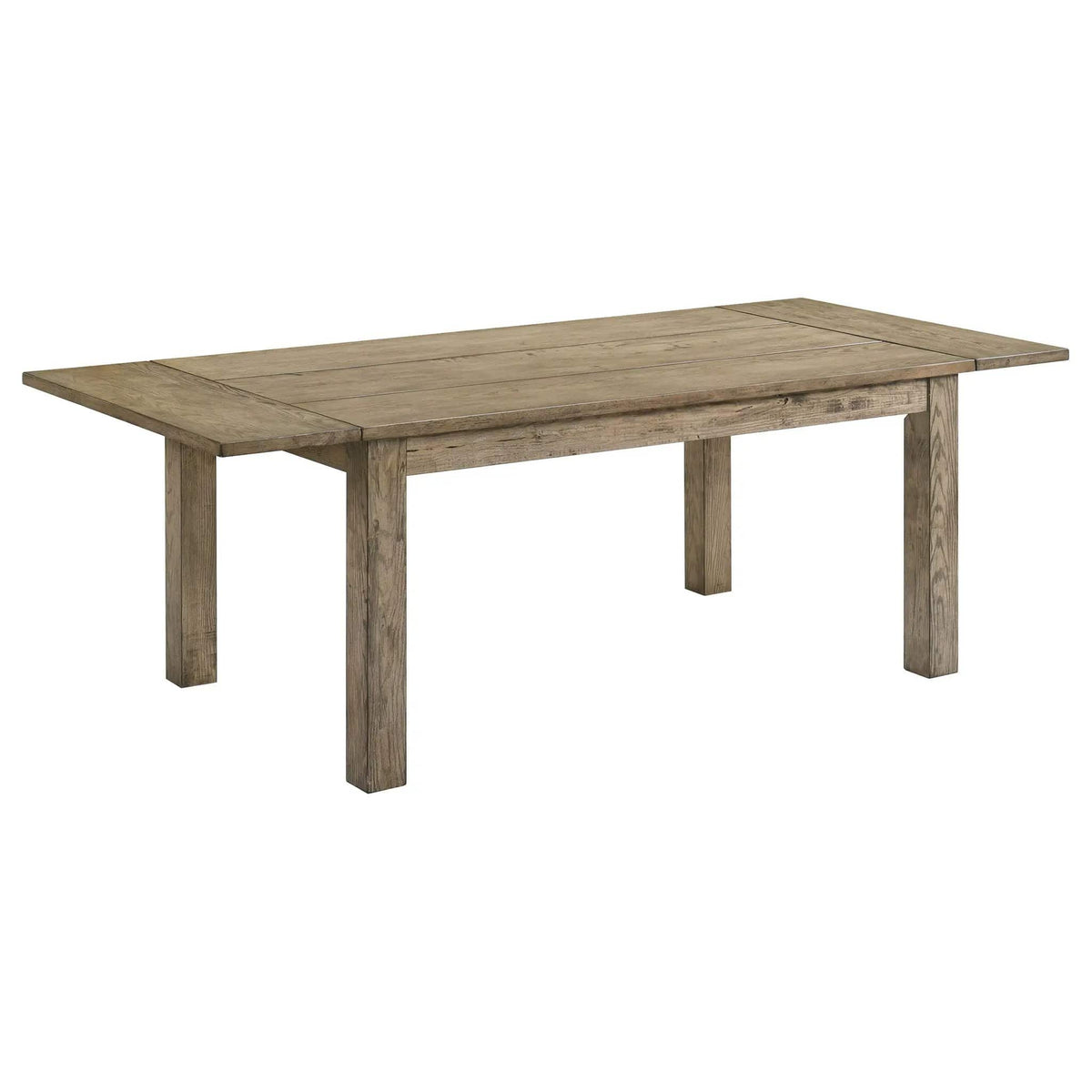 Cardova 87-inch Solid Wood Extension Dining Table Vineyard | 63 x 39.25 x 30 in | Solid Wood & Rubberwood | Oak