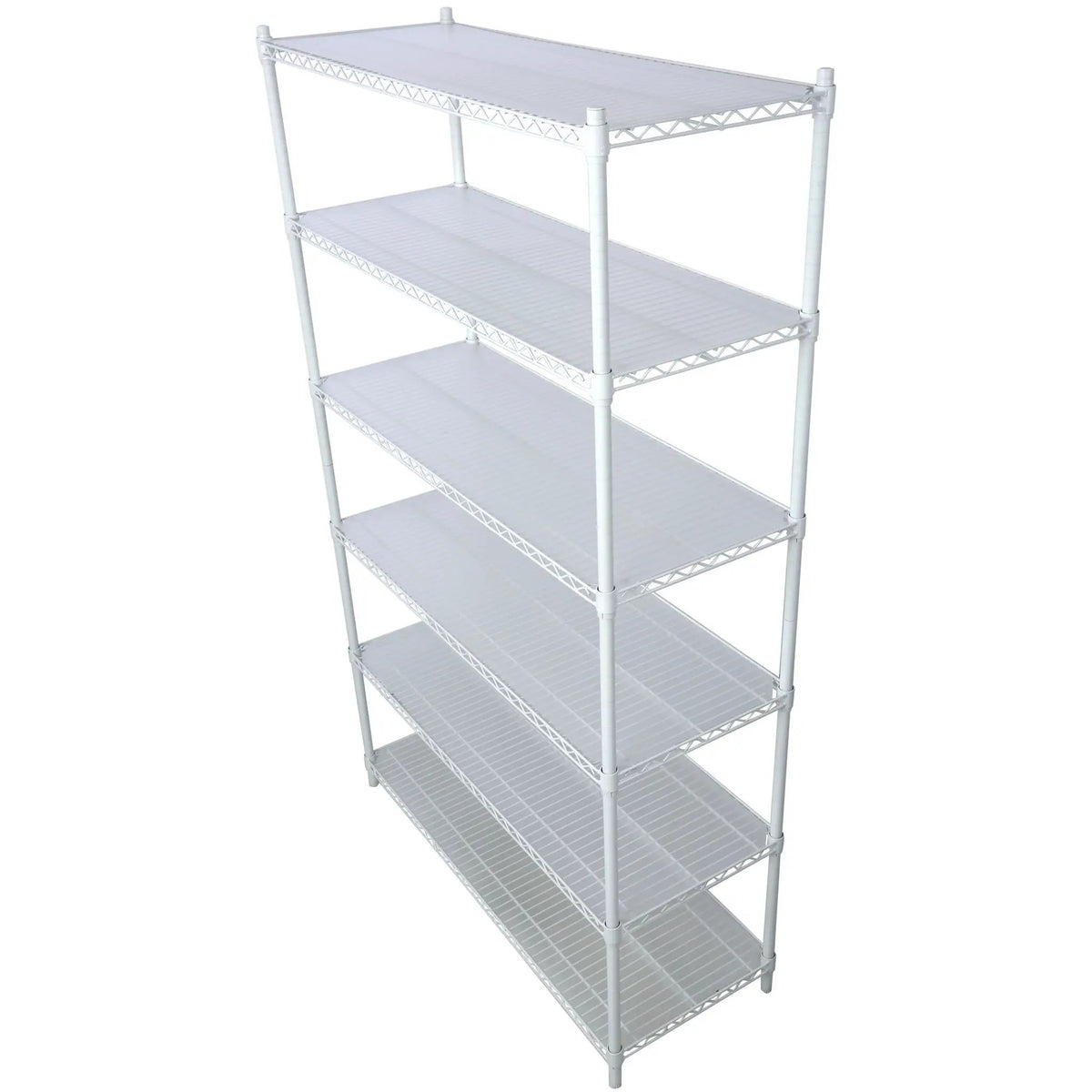 6 Tier Wire Shelving Unit | 6000 Lb Capacity | NSF Metal Rack | Adjustable Shelves