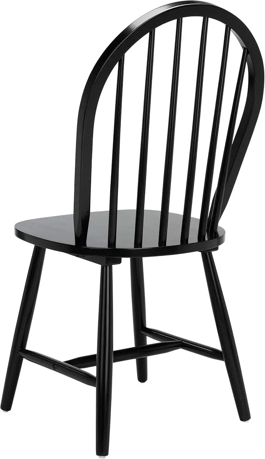 Home Camden 18 Inch Black Farmhouse Dining Chairs Set Of 2 from PriceLows™