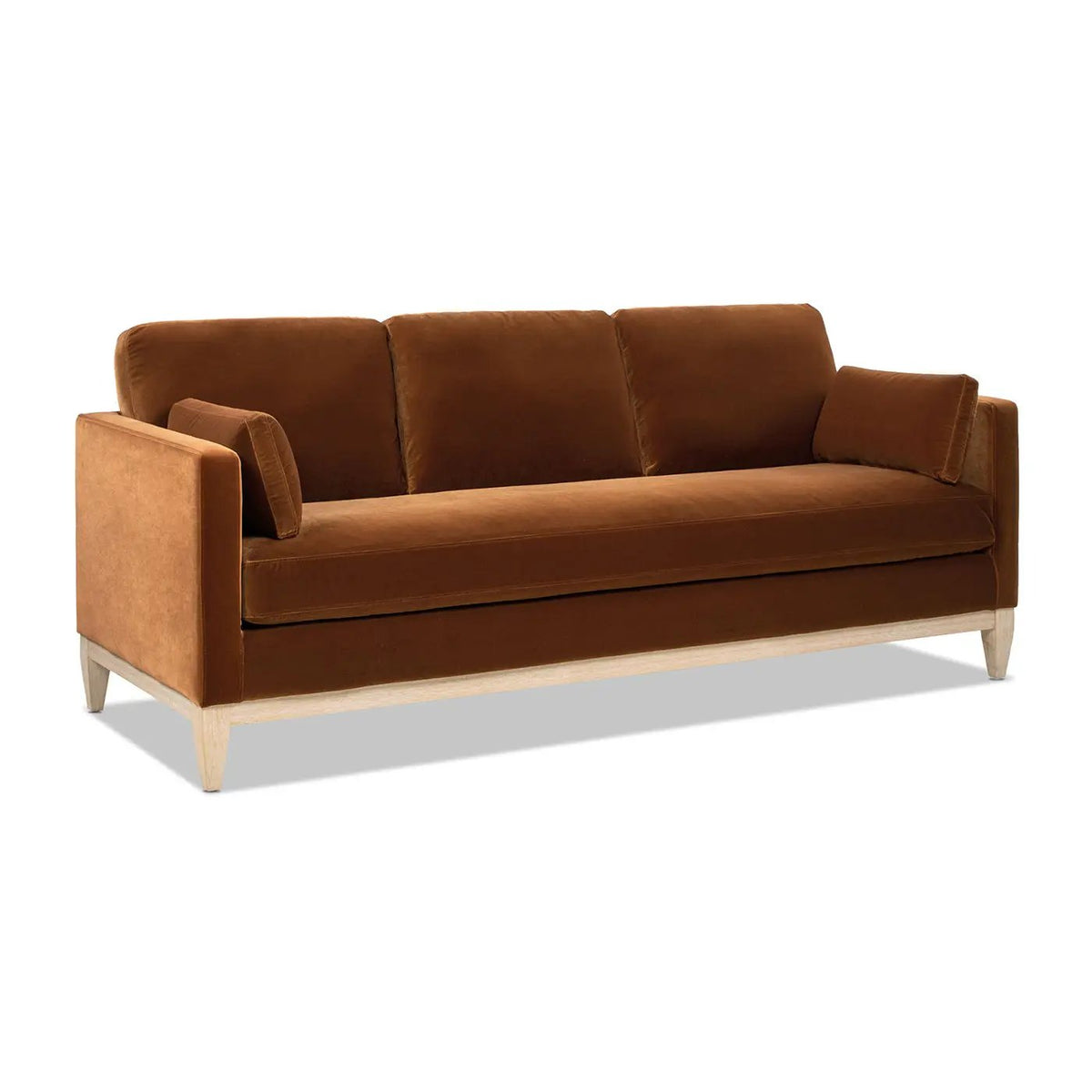 Knox Modern Farmhouse Sofa | Feather-Down Wrapped Cushions | Reversible Cushions | 84 Inch Length