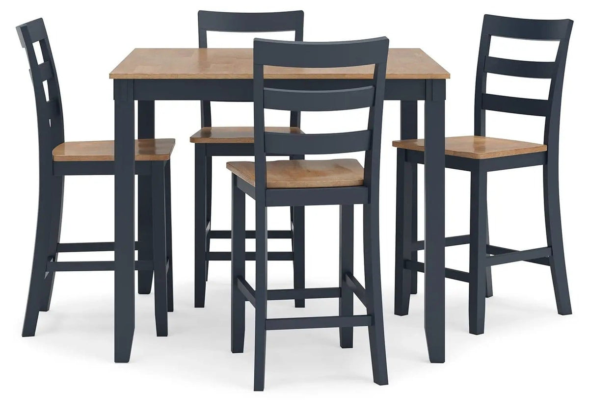 Gesthaven Dining Room Counter Table Set | 2 Pieces | Wood | Dining Room