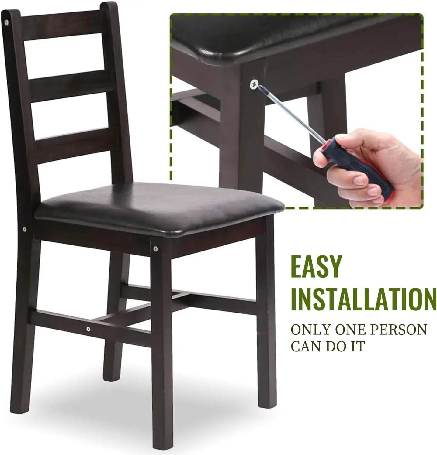 Brown Premium Luxurious Solid Wood Dining Table For Four from PriceLows™