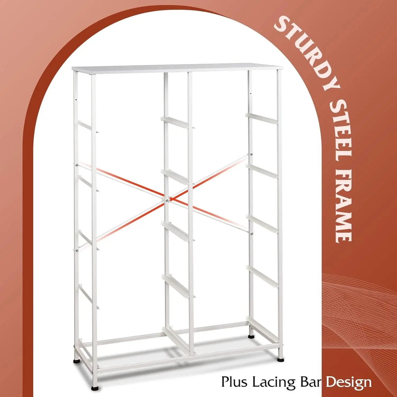 Fabric Dresser With 10 Drawers In White For Bedroom Storage from PriceLows™