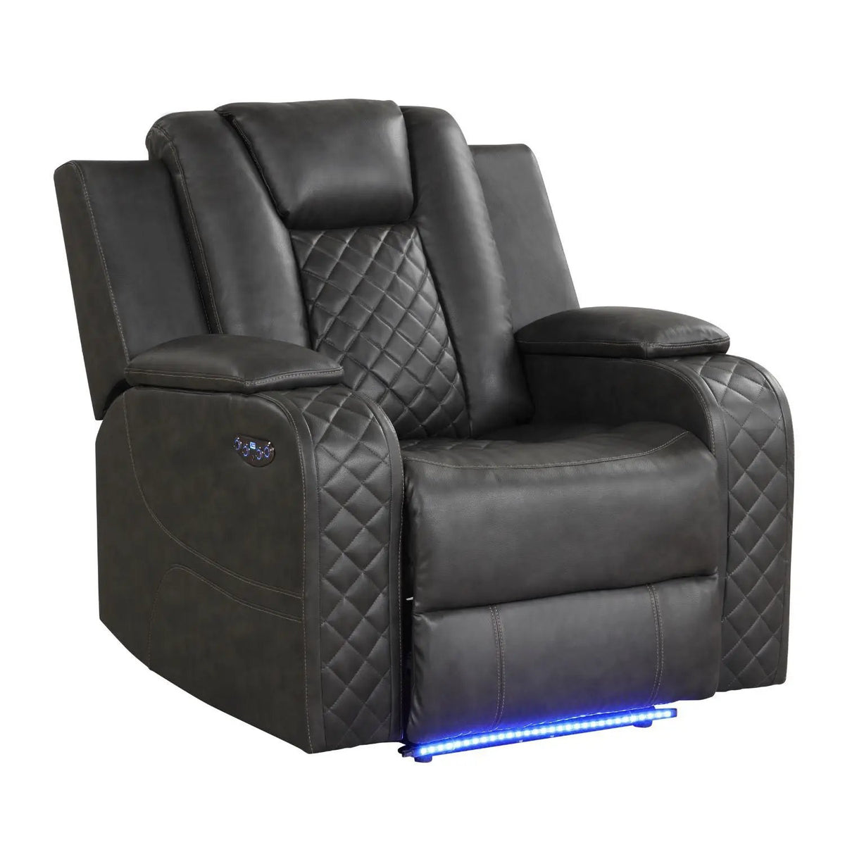 Power Recliner Chair | LED Lighting | USB Ports | Cup Holders