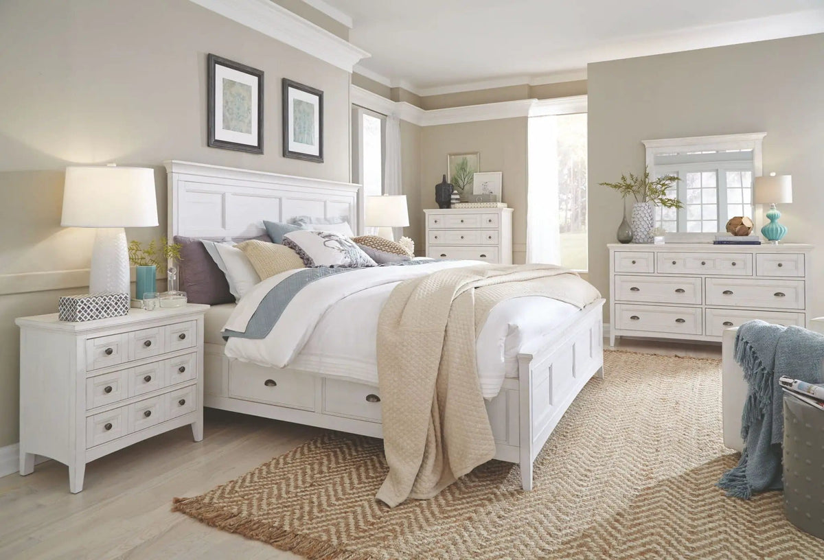 Heron Cove Two Tone Drawer Dresser | 2 Pieces | Bedroom Furniture | Bedroom