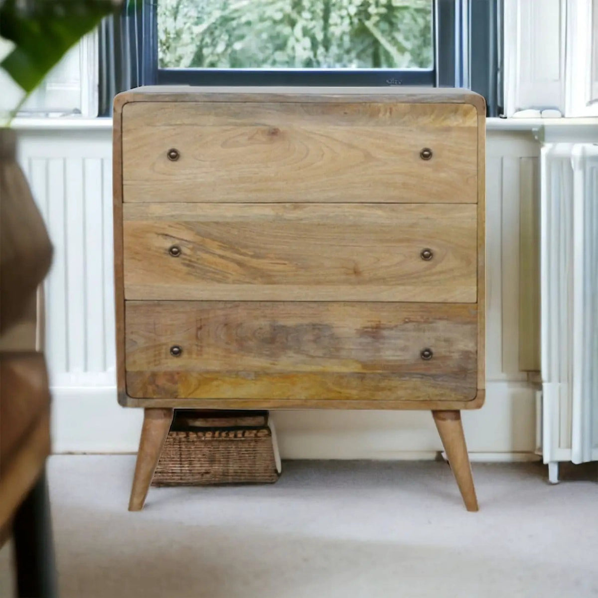 Curved Chest | 2 Pieces | Mango Wood | Living Room