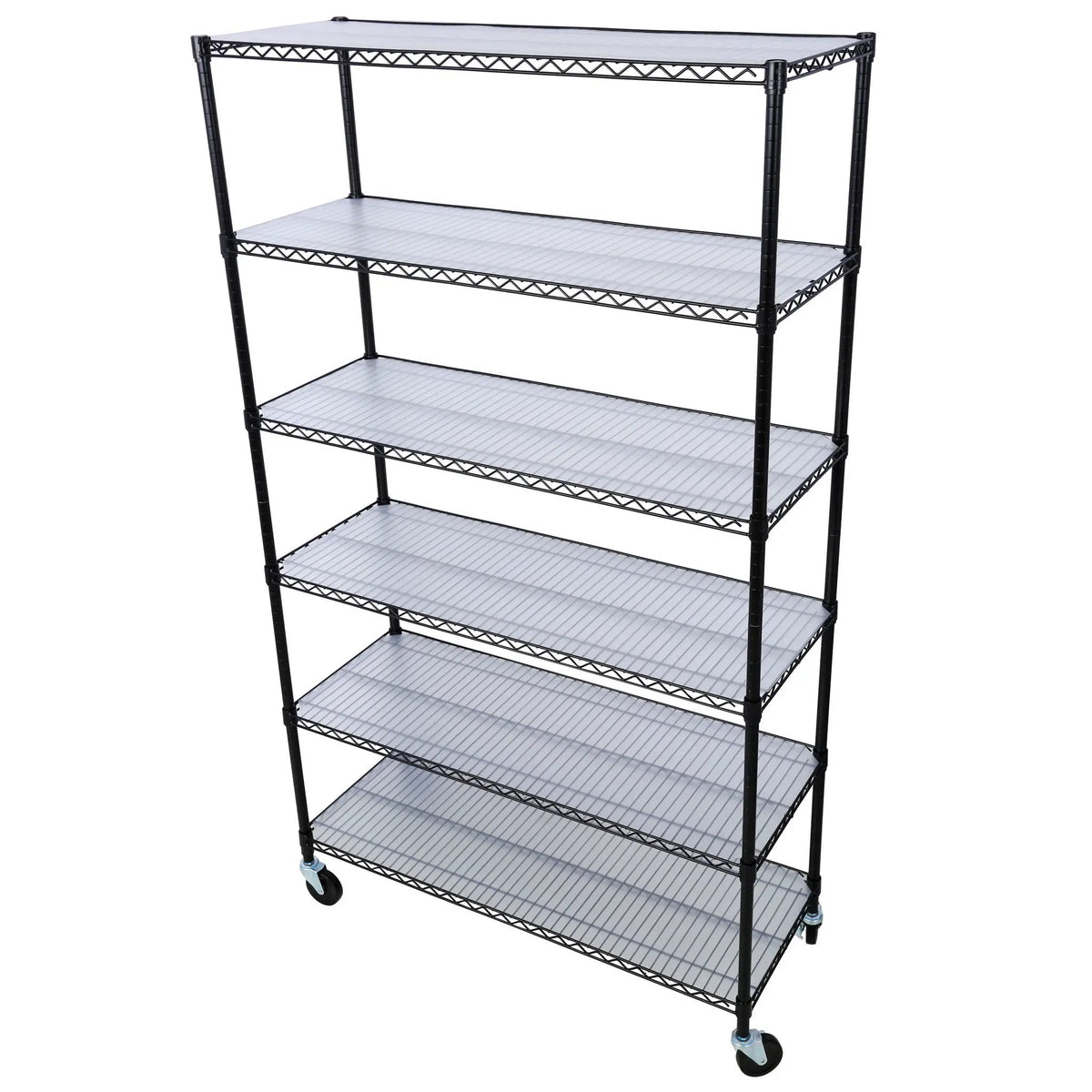 6 Tier Wire Shelving Unit | 6000 Lb Capacity | NSF Metal Rack | Adjustable Shelves
