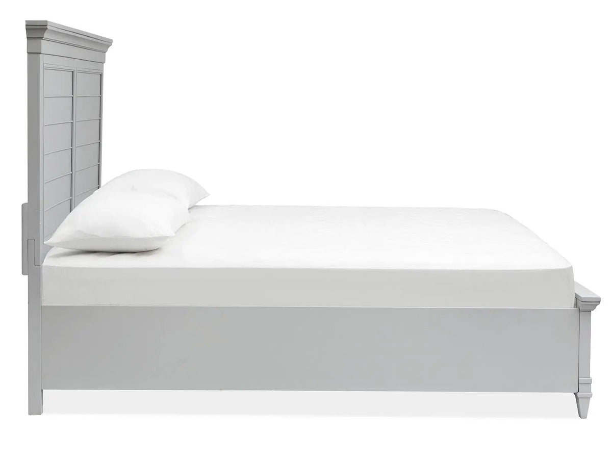Charleston Panel Storage Bed | Transitional Style | Clean Shapes Crisp Lines | 88.63 Inch Length