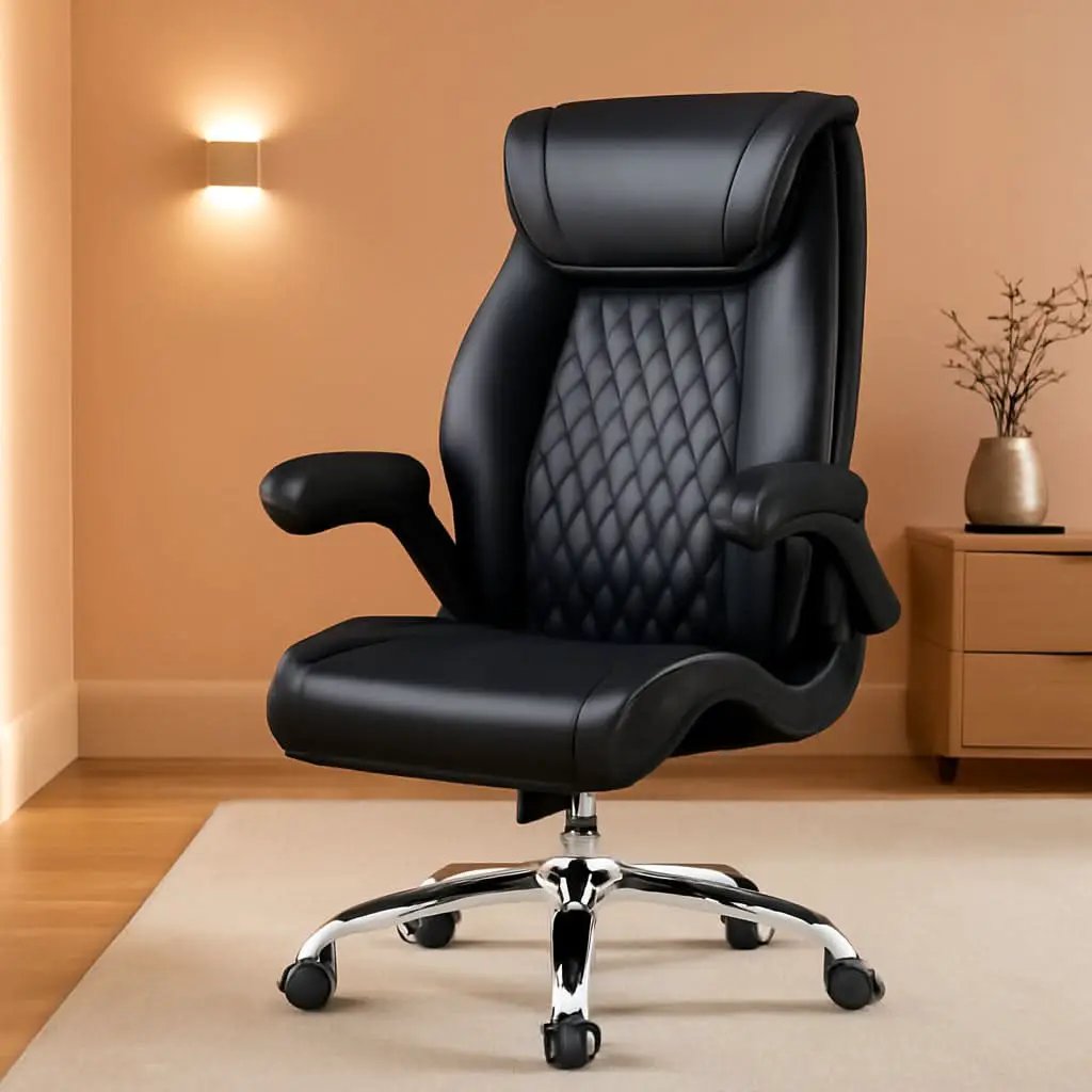 Ergonomic High Back Office Chair Tall With Lumbar Support from PriceLows™