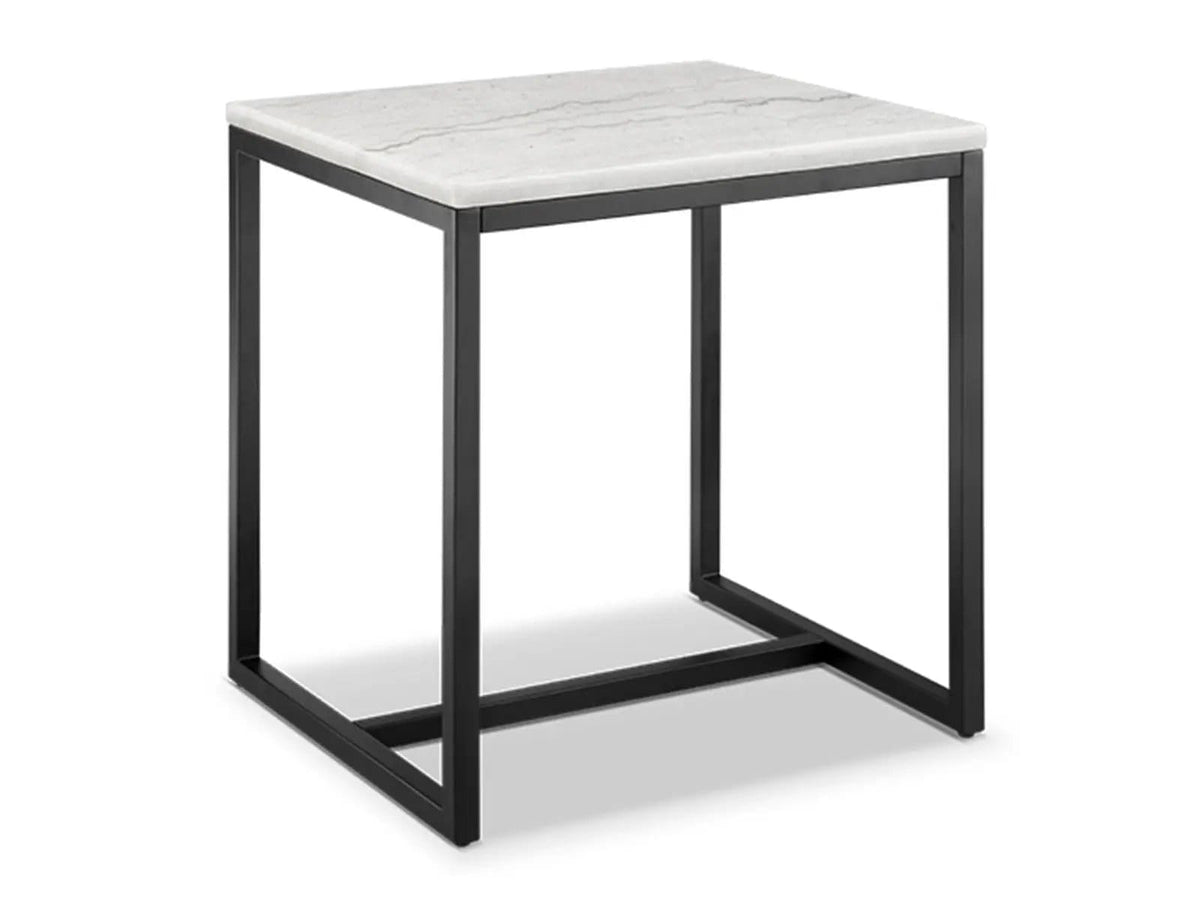 Torin Rectangular Table | 3 Pieces | Marble & Metal | Living Room