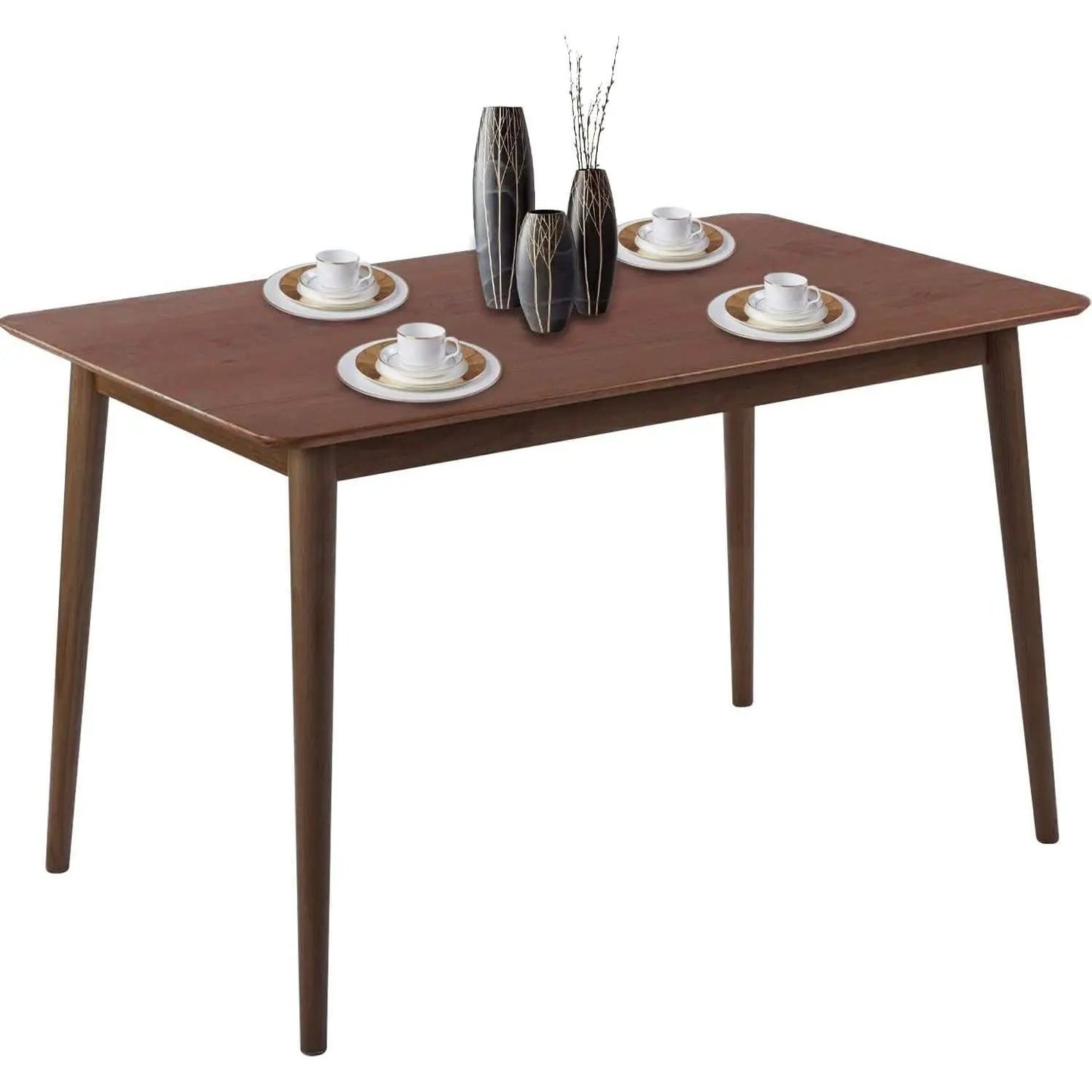 47 Inch Dining Table Natural Finish for Small Spaces from PriceLows™