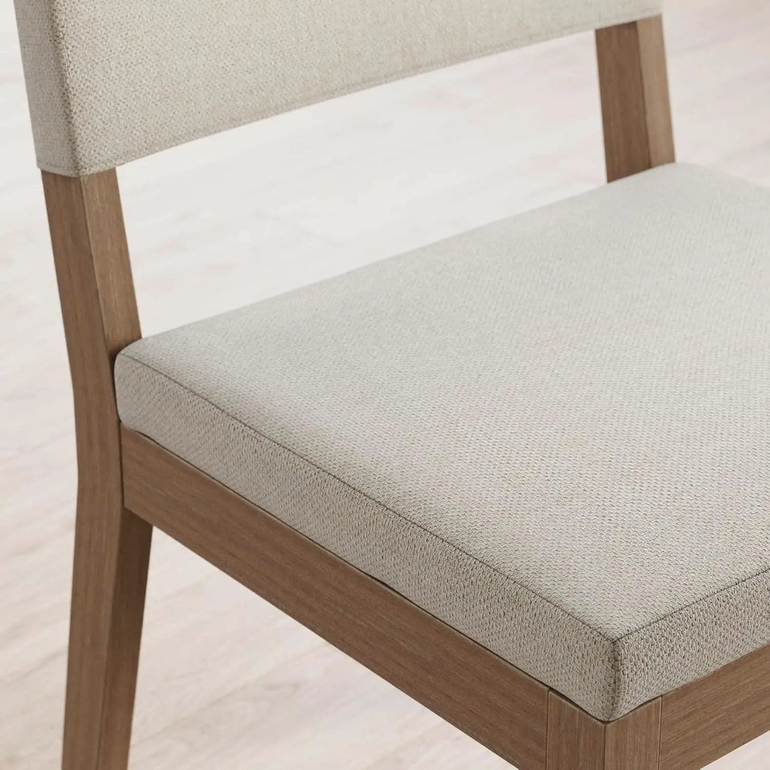 Linus Upholstered Dining Chair With Rubberwood Legs from PriceLows™