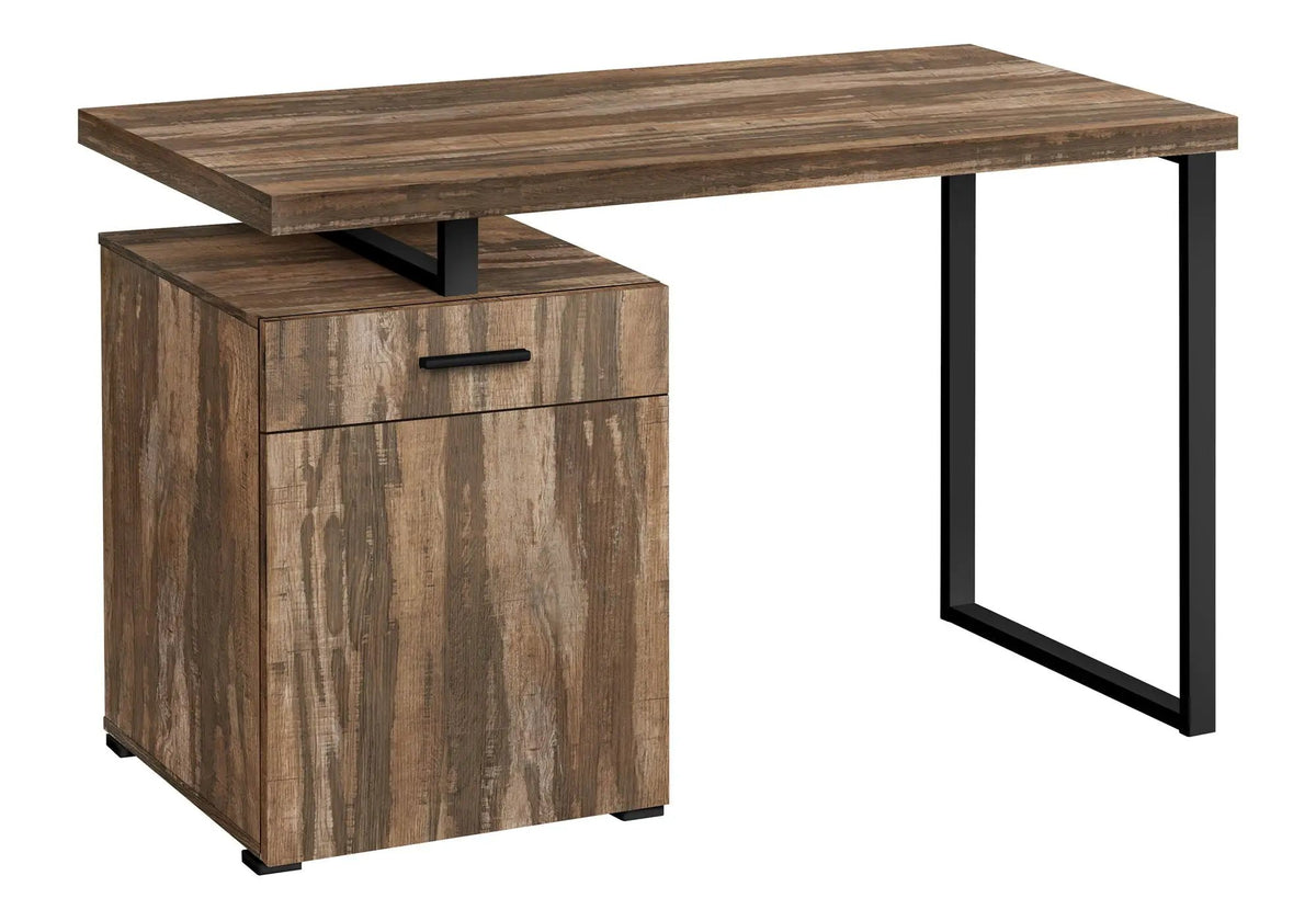 Computer Desk With Storage Unit | 47.25 Inch Width | Left Or Right Setup | One Drawer