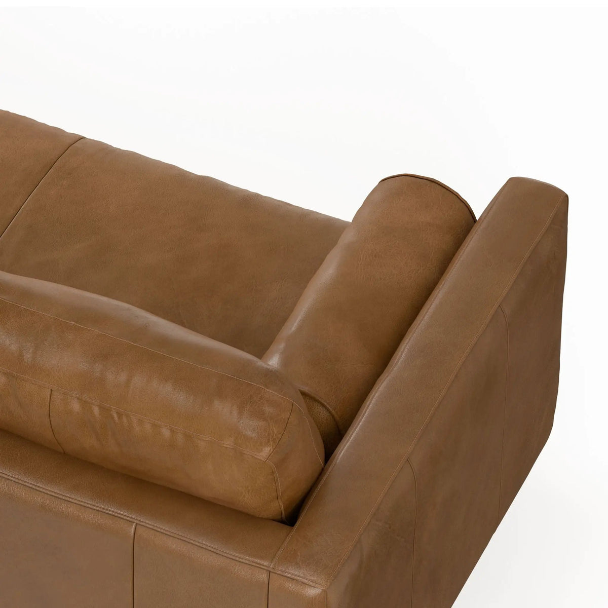 Morrison Upholstered Sofa | Recycled Blend Fabric | Single Bench Seat Cushion | 72 Inch Length