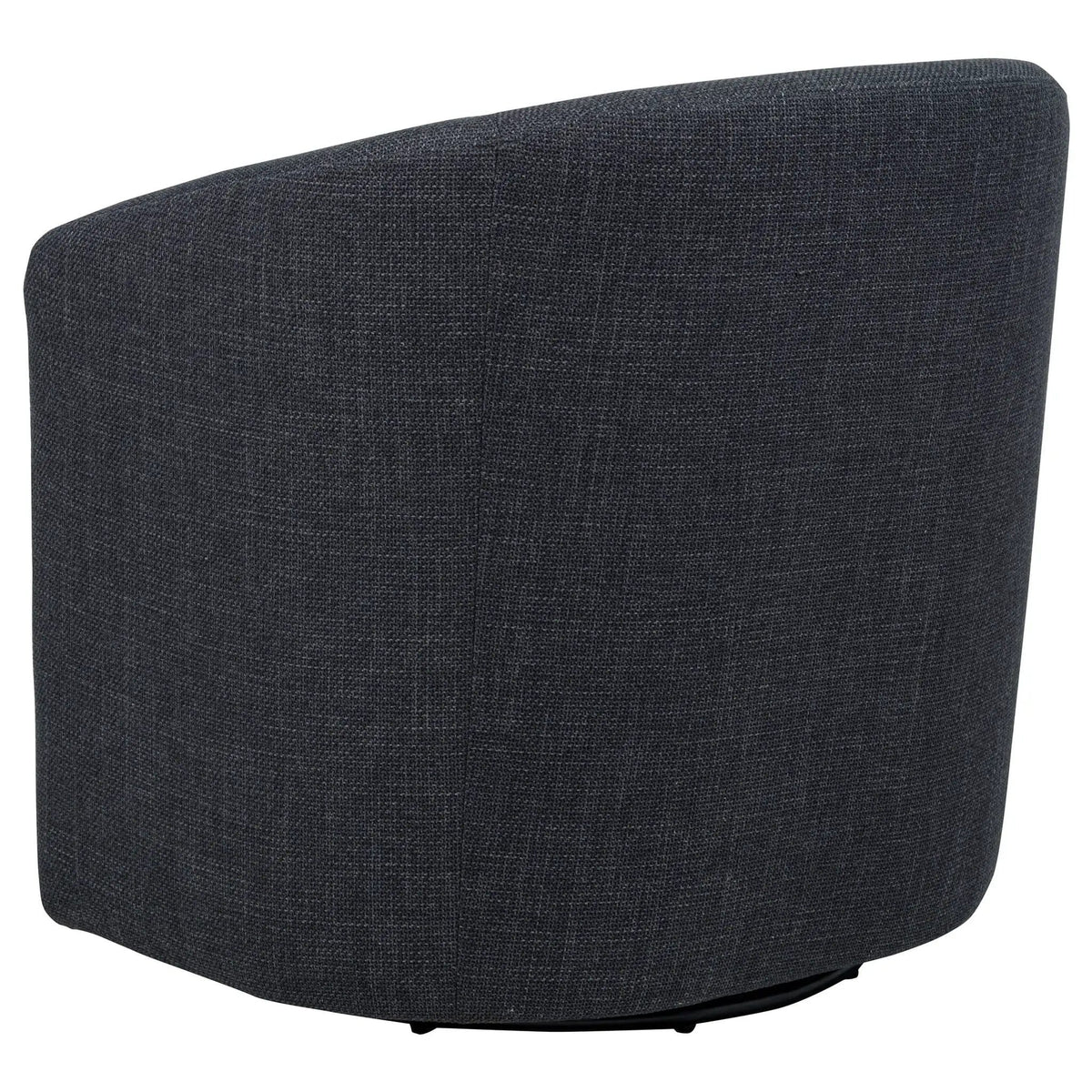 Mossbrook Fabric Upholstered Swivel Accent Chair Anthracite | 29.25 x 29.25 x 31.5 in | Fabric | Living Room