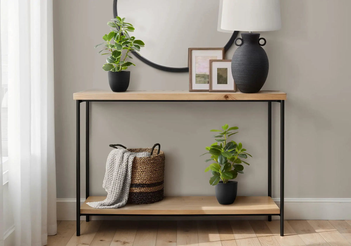 14 Inch Artificial Ficus Plant | Set Of 2 | 56 Adjustable Leaves | Indoor Faux Plant