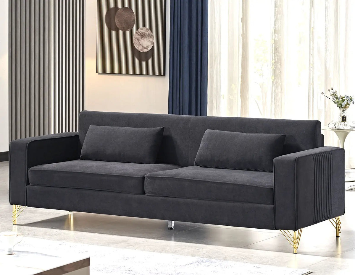 3 Seater Couch | Classic Modern Design | Luxurious Soft Comfort | 85.8 Inch Length