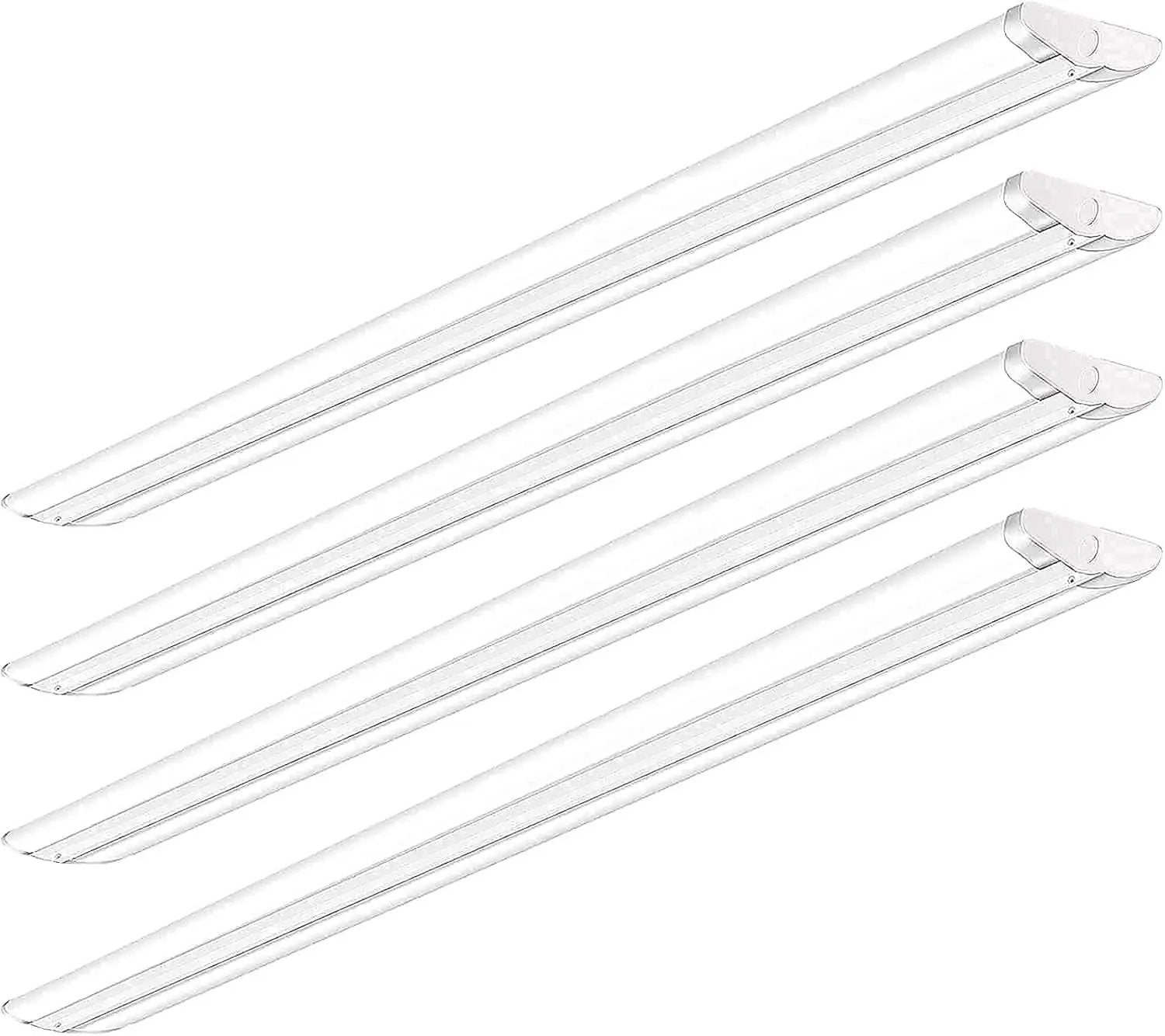 8Ft 110W Slim LED Shop Lights, 4-Pack, Energy Efficient from PriceLows™