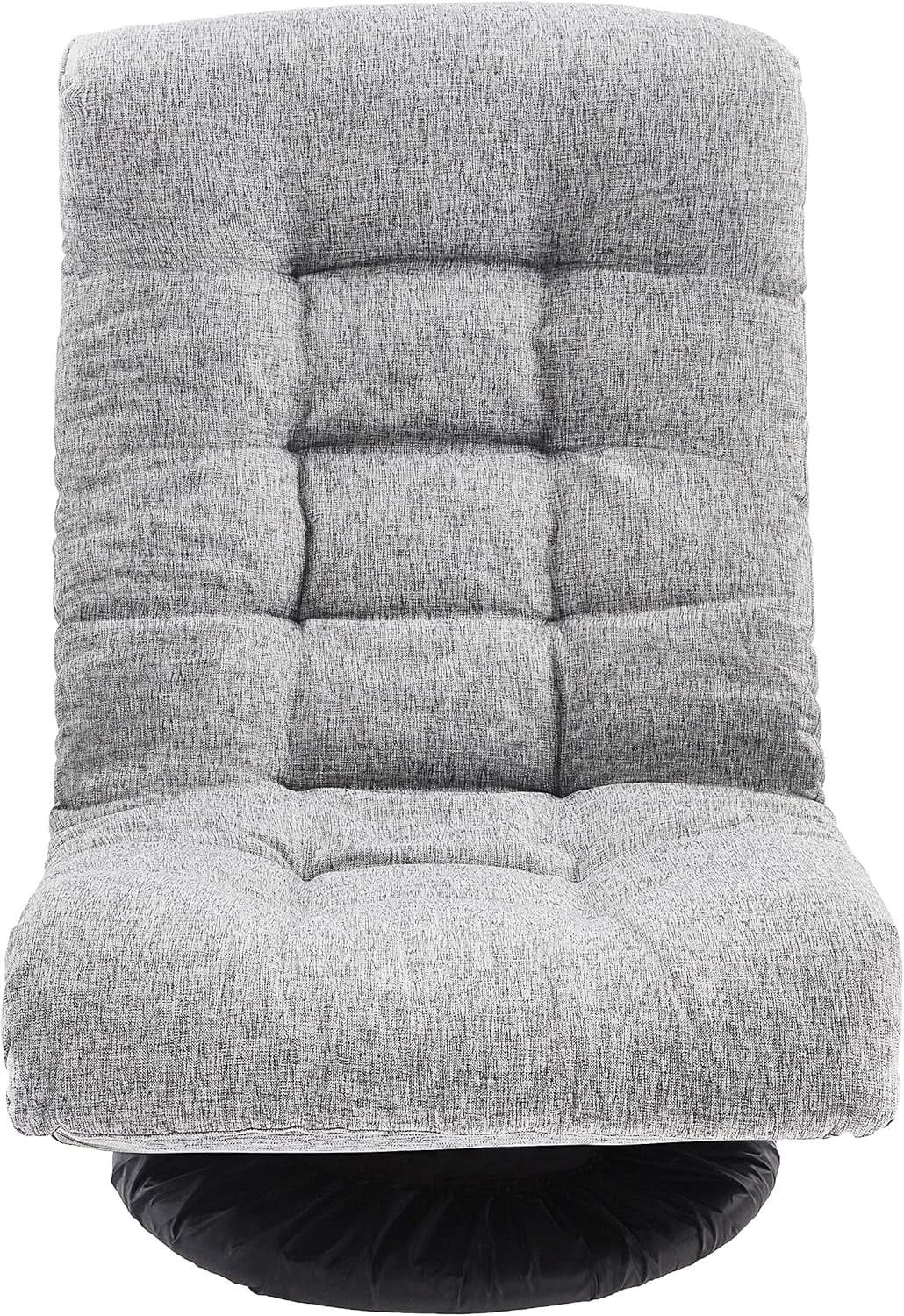 Grey Adjustable Swivel Ergonomic Headrest Lounge Chair from PriceLows™