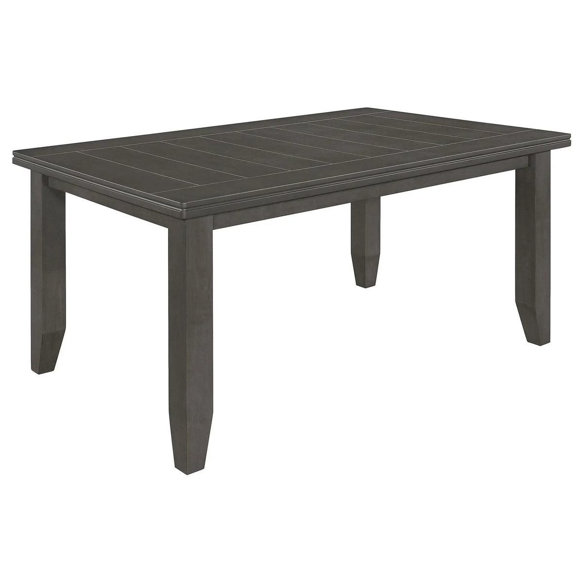Dalila 6-piece Rectangular Dining Table Set Dark | 6-Piece Set | Solid Wood | Grey