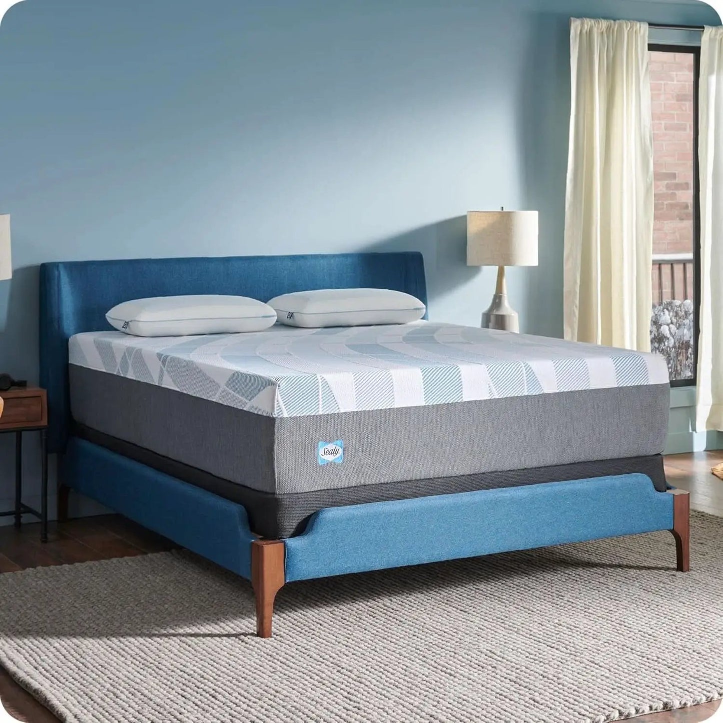 Queen Gel Memory Foam Mattress Machine Washable Cover from PriceLows™